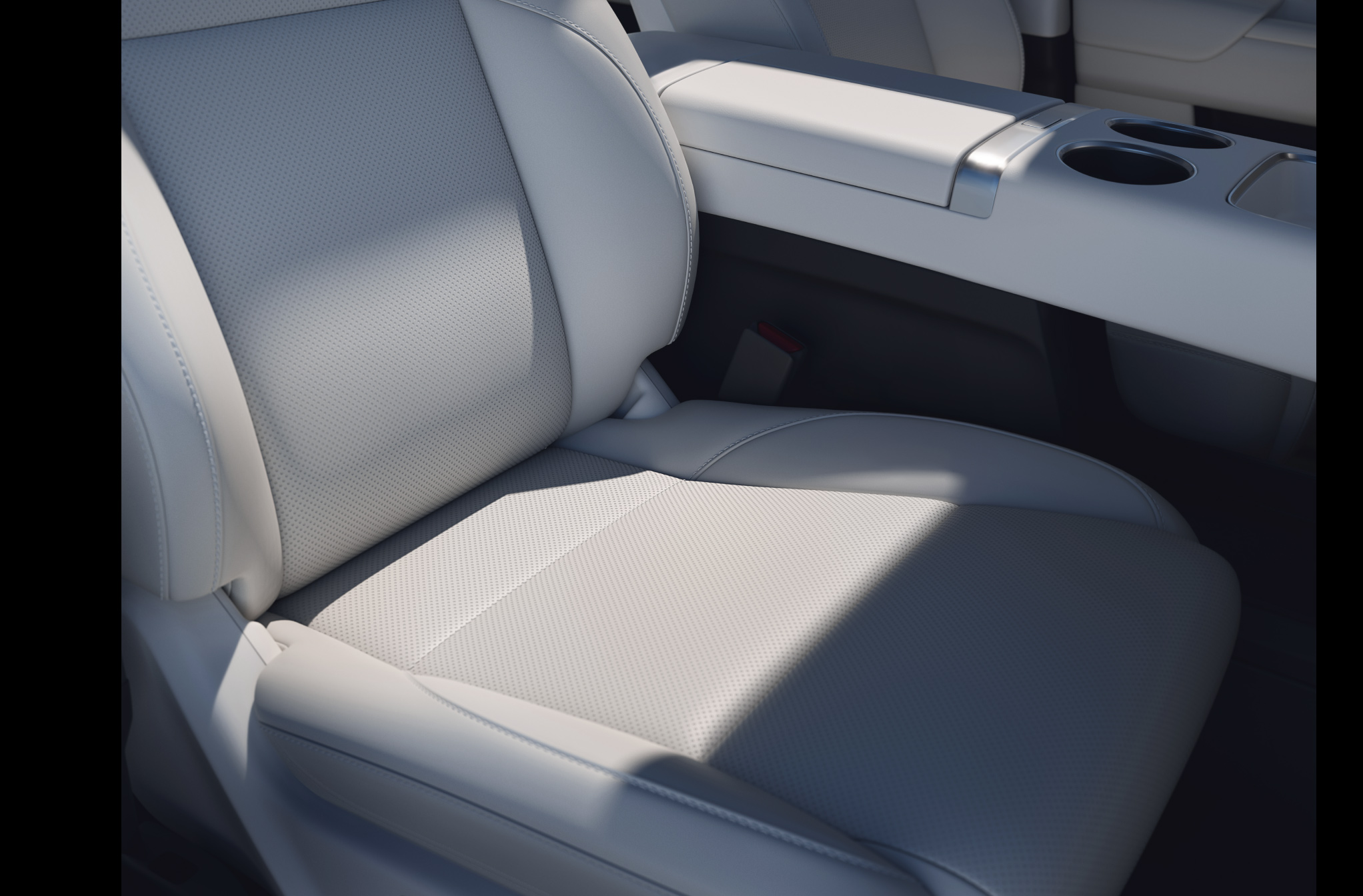 Detalle del asiento trasero del Li Auto L6